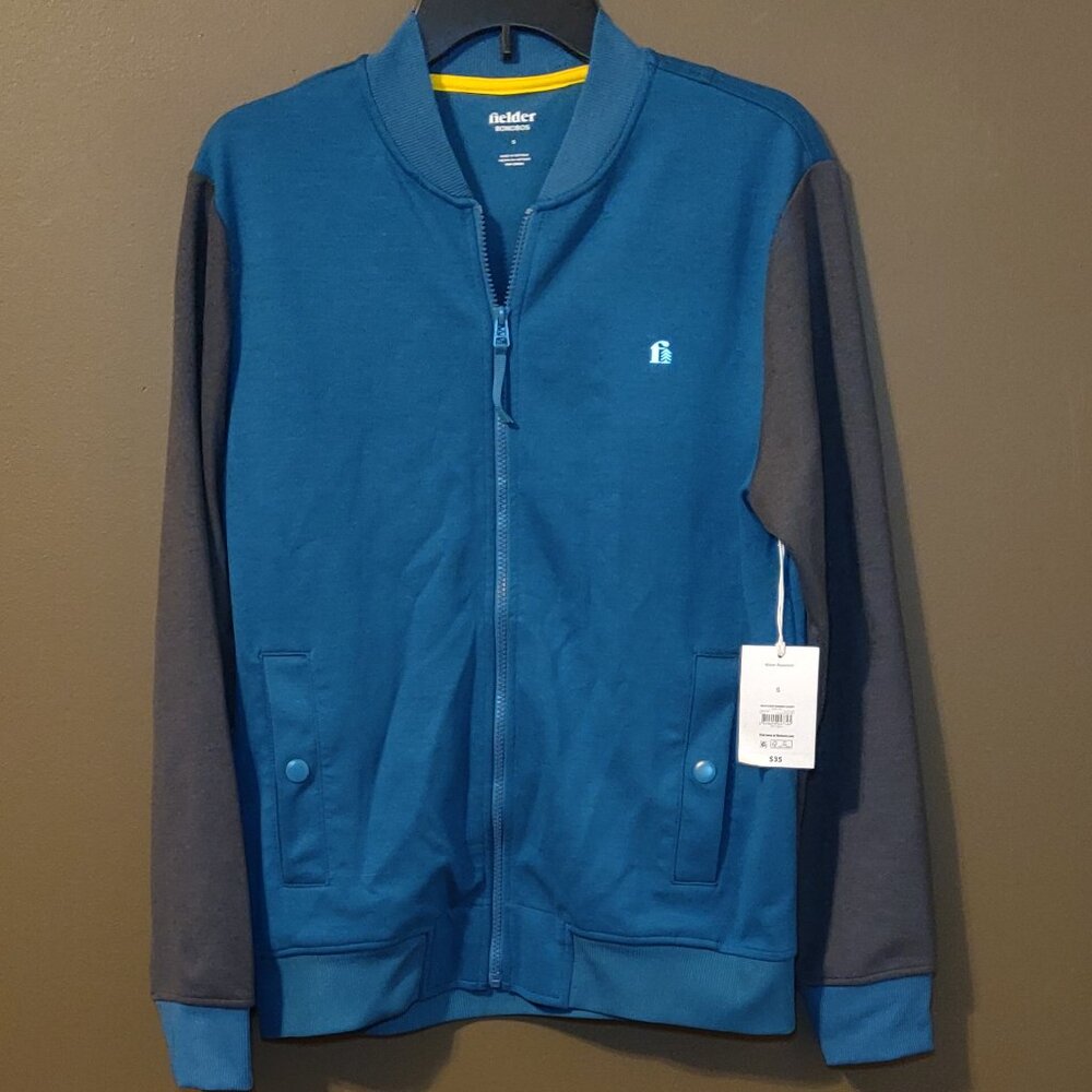 Bonobos Fielder Tech Fleece Bomber Jacket NEW WITH TAGS SIZE SMALL